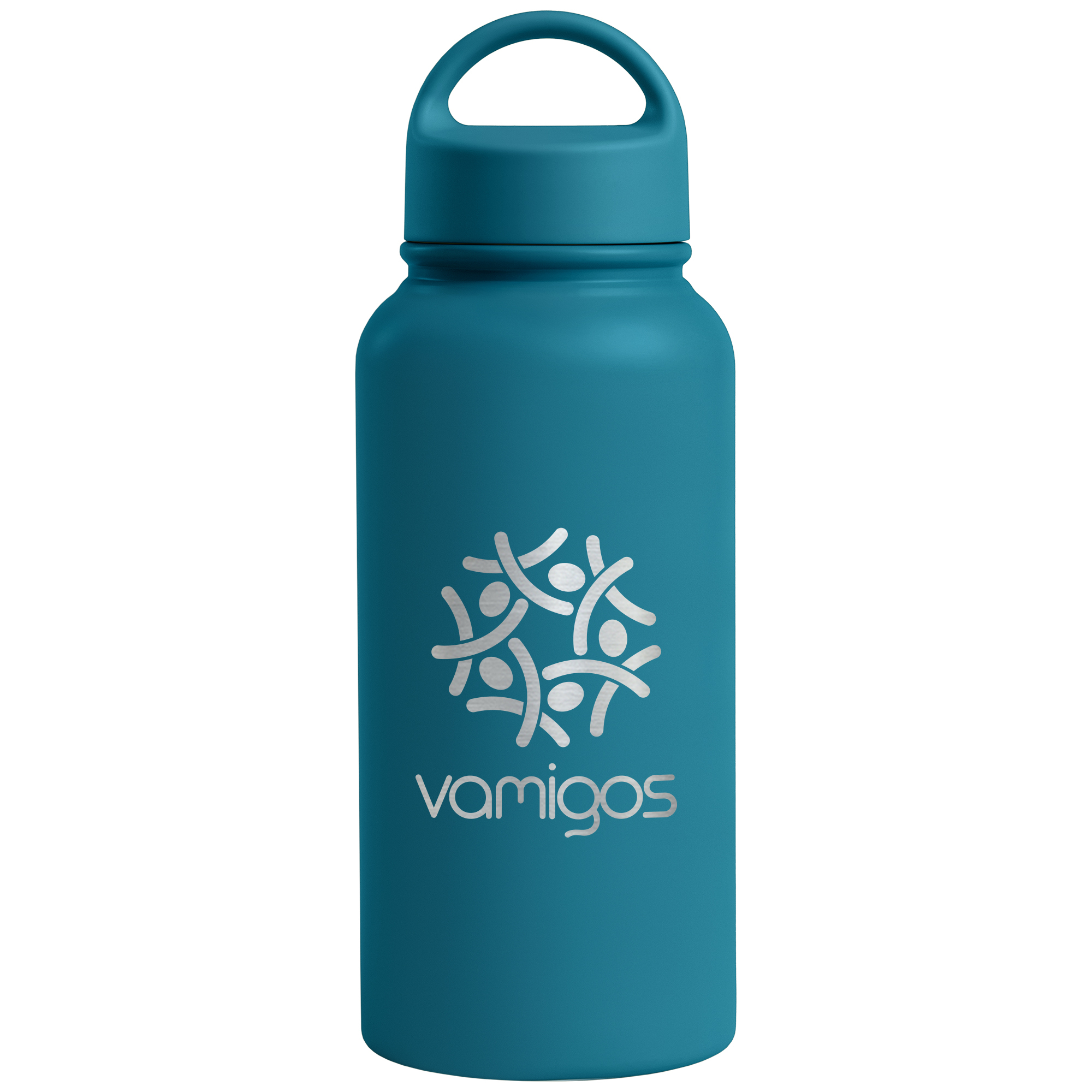 Bouteille recyclée personnalisable 915ml - Mariner Vert turquoise